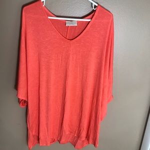 Bobbie Brooks Coral Shirt 1X